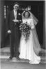 Paul Bishop and Olive Bishop (nee Pettit) on their wedding day