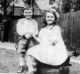 Muriel Bishop and 'B' at Cheverton Muriel Bishop and 'B' at Cheverton